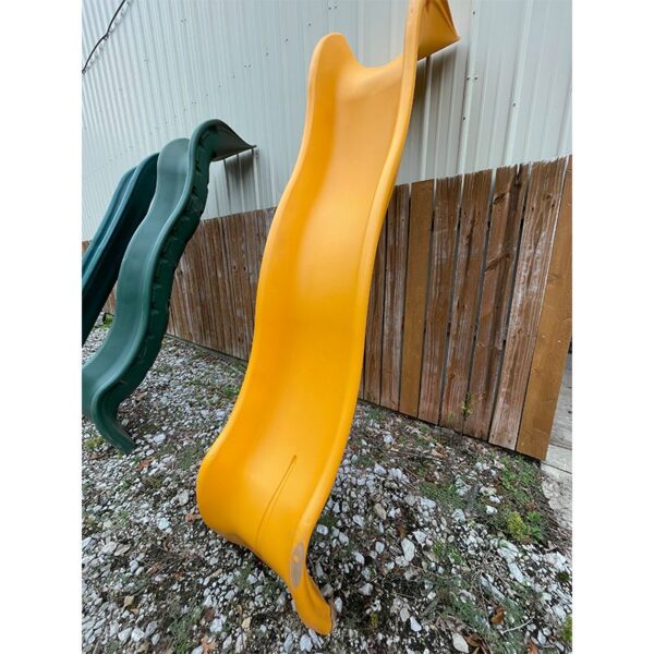 10' Yellow Wave Slide
