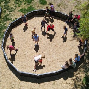 Action Play Systems 20' Gaga Ball Pit with ADA Gate