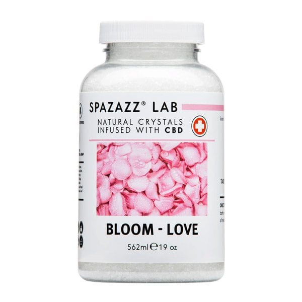 SpaZazz Lab Natural Crystals Infused with CBD 19 Oz Bloom - Love