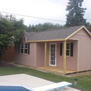 Chalet Shed with Porch