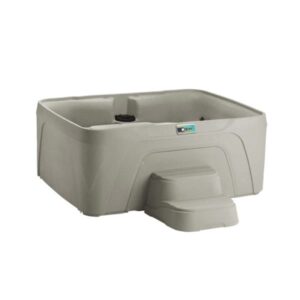 This is a photograph taken in the studio by Skip O'Donnell off ODonnell photograf of a Enamor Fantast Spa hot tub for Watkins Spa in San Diego, California