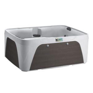 This is a photograph taken in the studio by Skip O'Donnell off ODonnell photograf of a Enamor Fantast Spa hot tub for Watkins Spa in San Diego, California