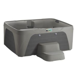 This is a photograph taken in the studio by Skip O'Donnell off ODonnell photograf of a Enamor Fantast Spa hot tub for Watkins Spa in San Diego, California