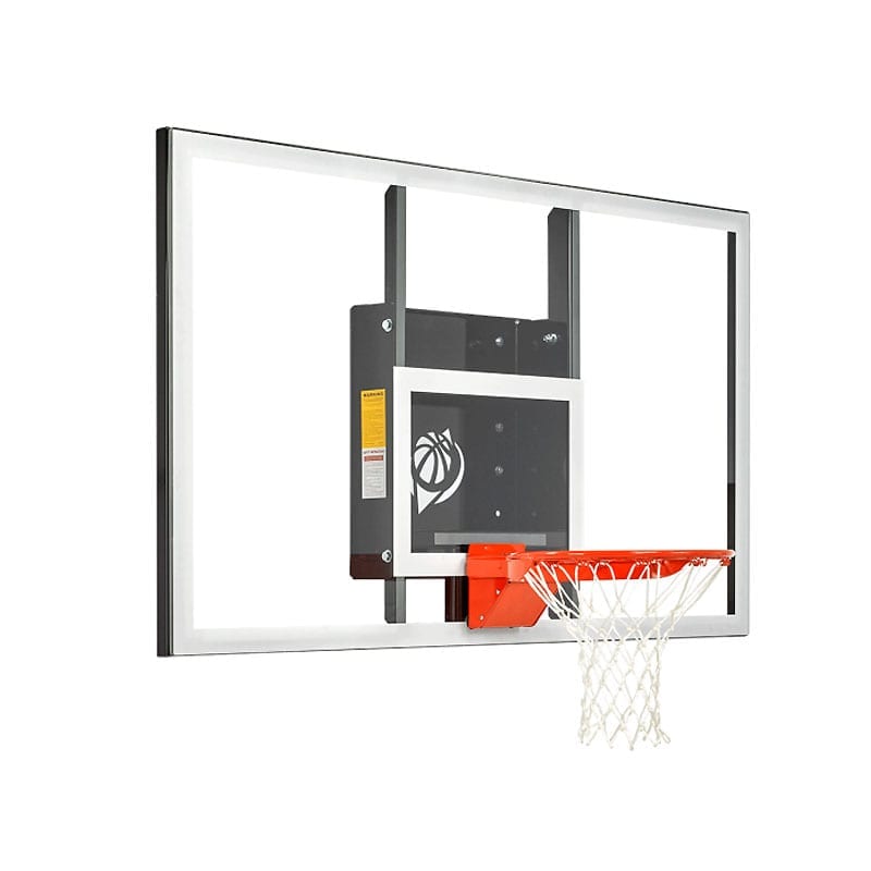 7.5-10ft Adjustable Basketball Hoop PVC Backboard System Trainning Play Outdoor 