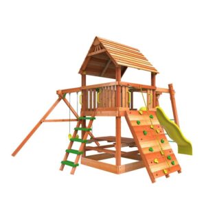 Woodplay Monkey Tower G Cedar Wood Swing Set / Playset