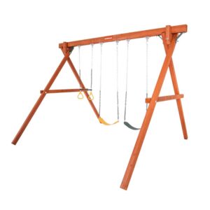 Woodplay Jungle Swinger Cedar Wood Swing Set / Playset