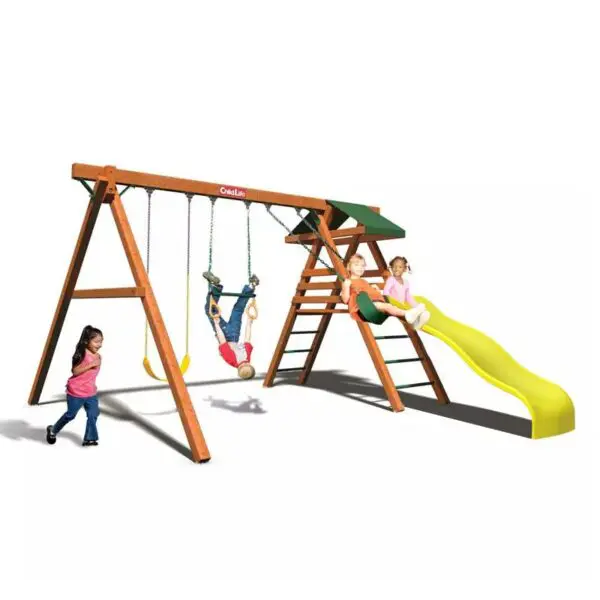 Woodplay Jungle Tower Cedar Wood Swing Set / Playset
