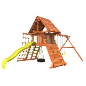 Woodplay Lion's Den B Cedar Wood Swing Set / Playset