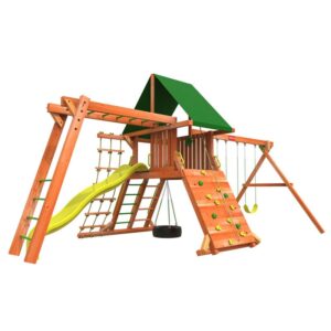Woodplay Lion's Den C Cedar Wood Swing Set / Playset