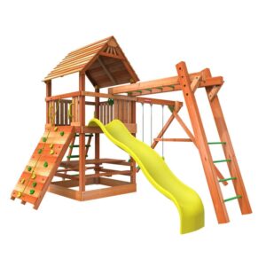 Woodplay Monkey Tower G Cedar Wood Swing Set / Playset