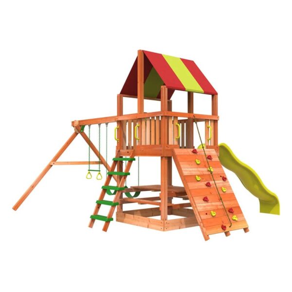 Woodplay Tiger Tower Cedar Wood Swing Set / Playset