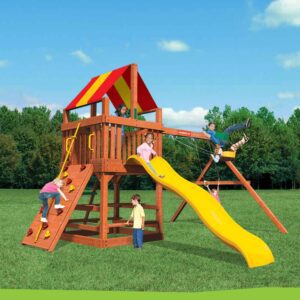 Woodplay Tiger Tower Cedar Wood Swing Set / Playset