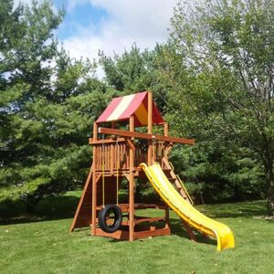 wood-playset-with-tire-swing