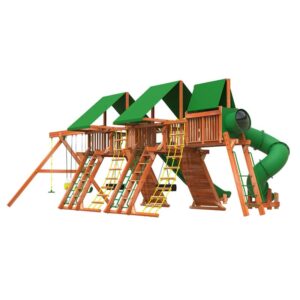 Woodplay Megaset 3 Cedar Wood Swing Set / Playset